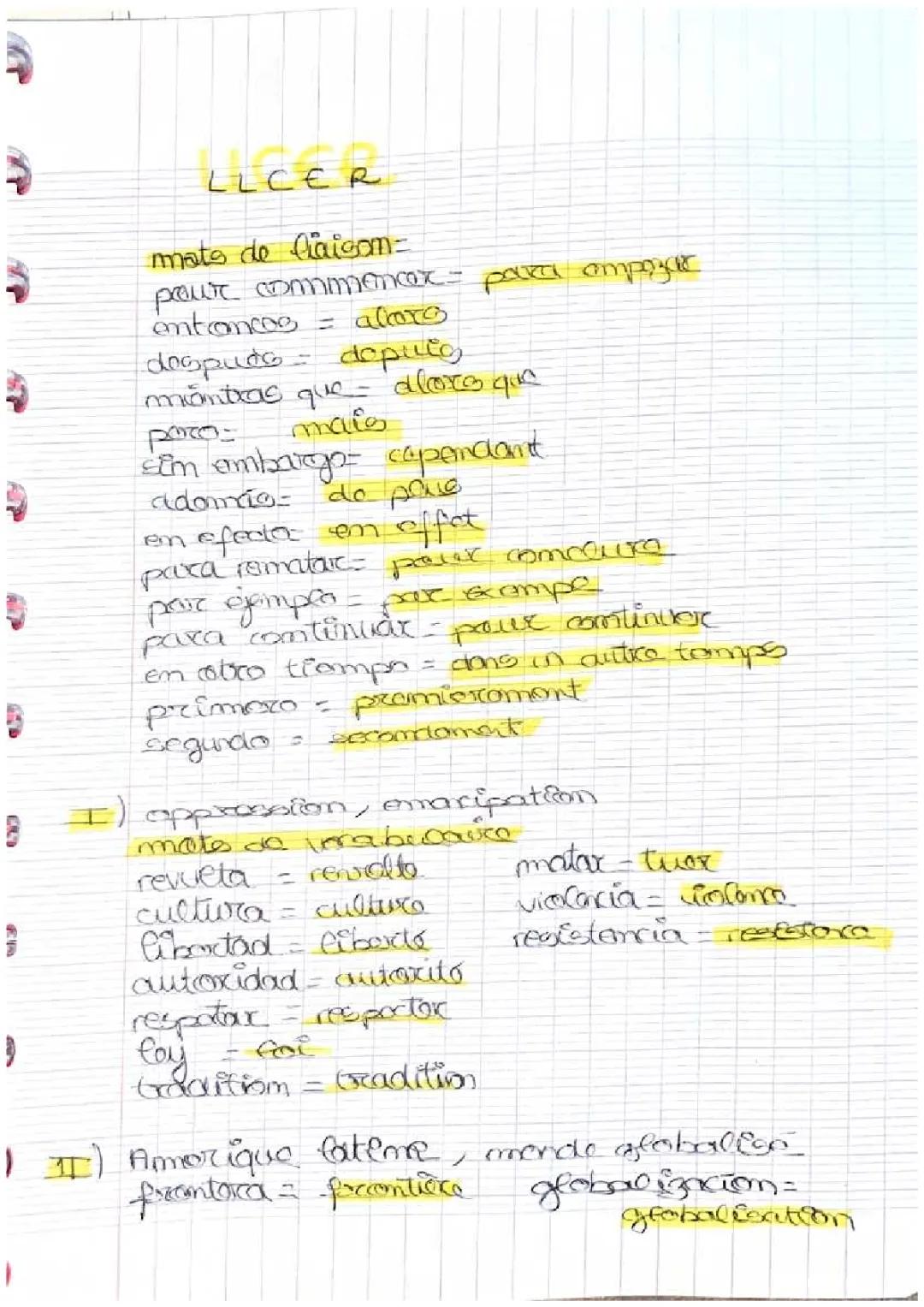 LES THÈMES LLCER ESPAGNOL 