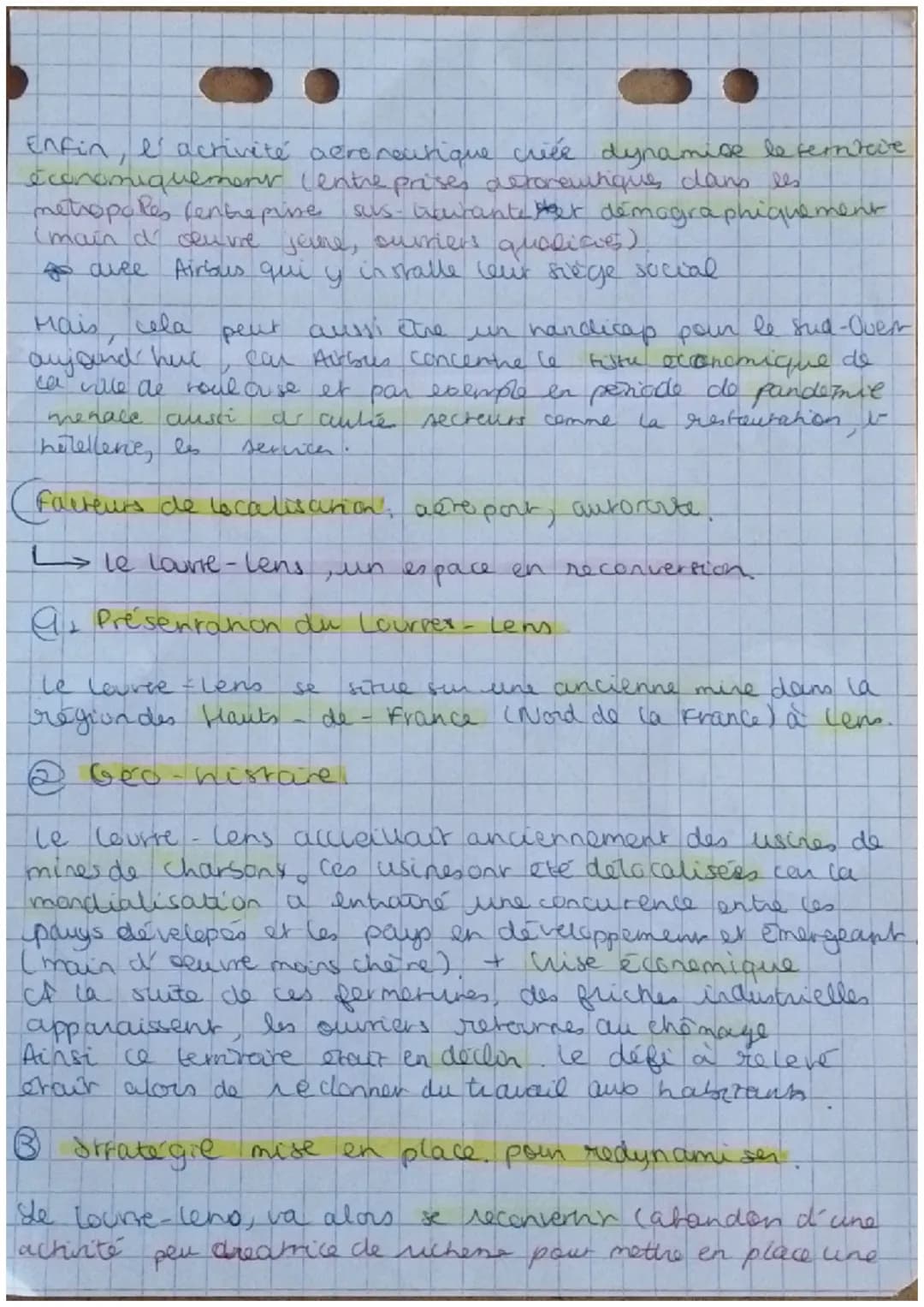 GEOGRAPHIE
LES DYNAMIQUES TERRITORIALES DE
LA FRANCE CONTEMPORAINE
Les espaces productifs et leurs evolution
et mis en valeur pour une
↳ esp