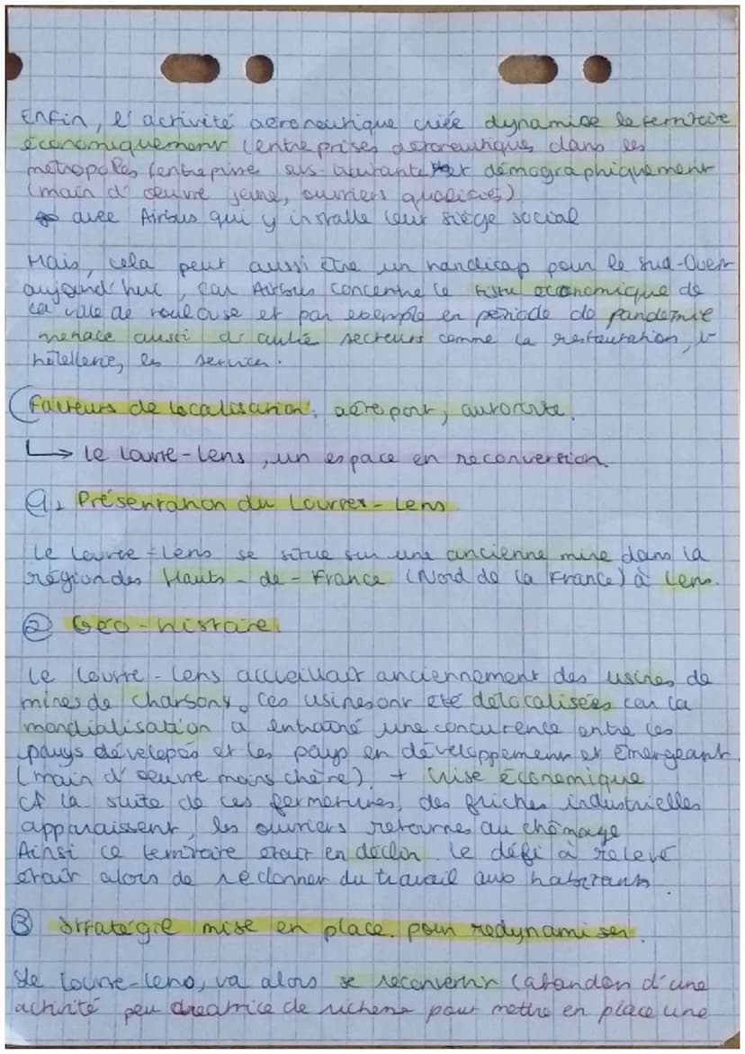 GEOGRAPHIE
LES DYNAMIQUES TERRITORIALES DE
LA FRANCE CONTEMPORAINE
Les espaces productifs et leurs evolution
et mis en valeur pour une
↳ esp
