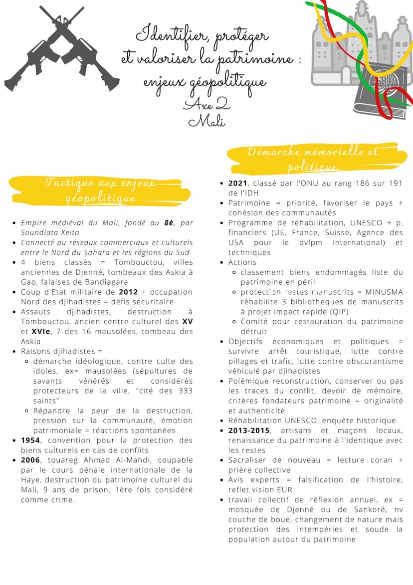 Introduction
• Succès annuel des Journées
européenne du patrimoine
• Grande mobilisation pour Notre-
Dame de Paris suite à l'incendie
d'avri