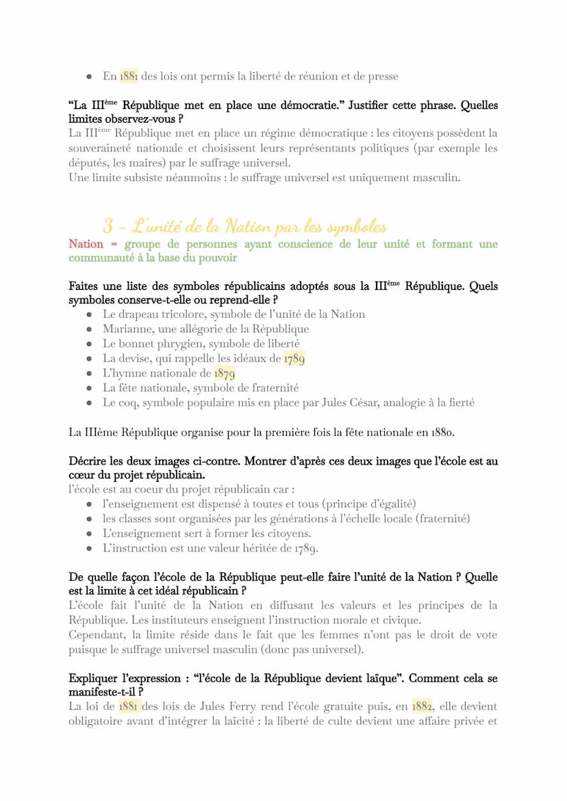 --- OCR Start ---
Introduction
Chronologie
Lo scolaires (école
gratuite, obligatoire)
1882
1875
1870
1850
(4 septembre)
Proclamation Républi