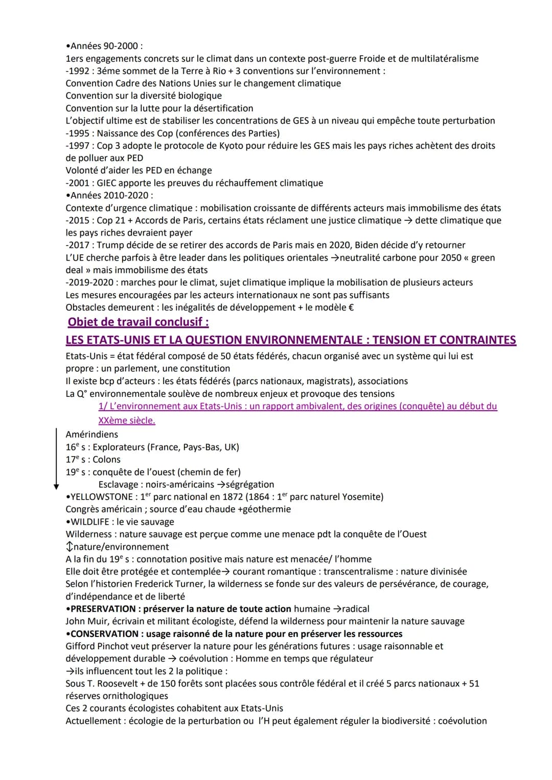 THEME 3: L'environnement entre exploitation et protection : un enjeu
planétaire
Intro :
EXPLOITATION
De ressources
Durable/raisonnée
Ou sure