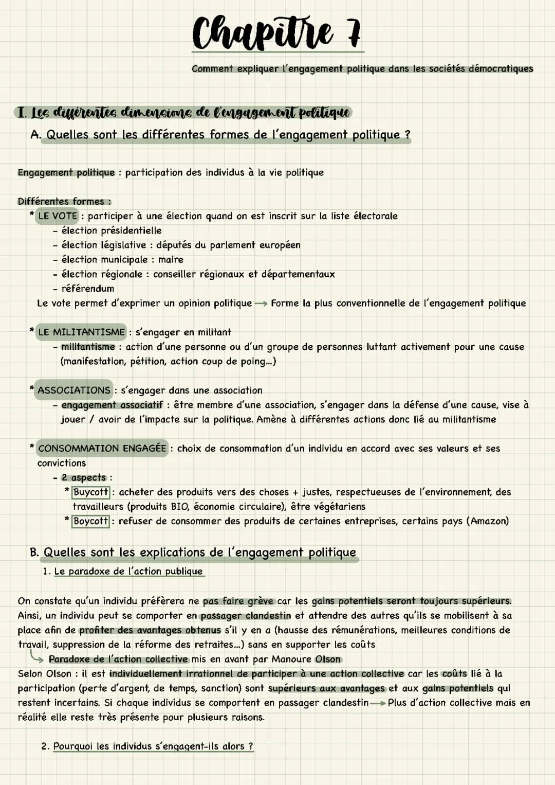 Comment expliquer l’engagement politique dans les sociétés démocratiques 