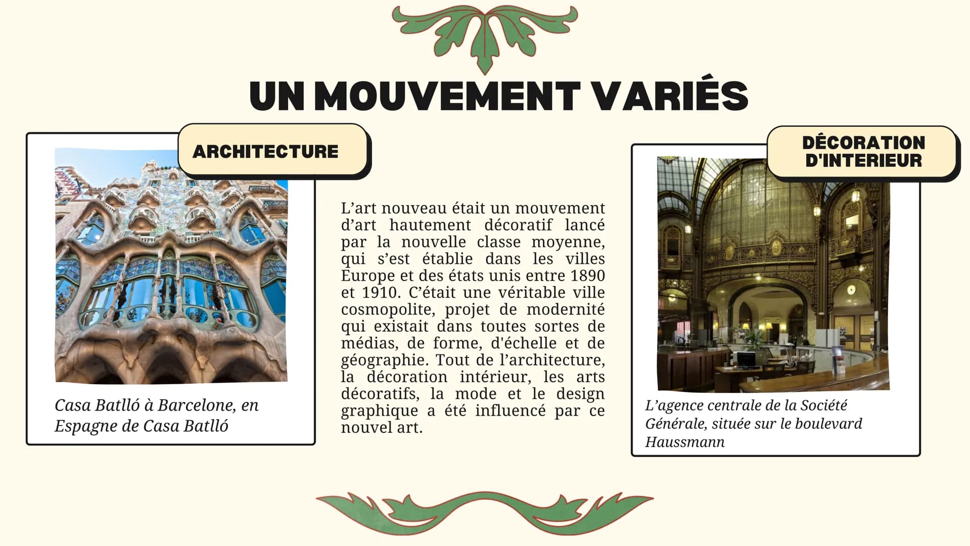 O
C'EST QUOI
L'ART
NOUVEAU?
1890-1915
PRÉSENTÉ PAR FAIROUZ METROPOLITAIN
ALPHONSE MUCHA
Reverie, 1898
O O O INTRODUCTION
Quand vous pensez à