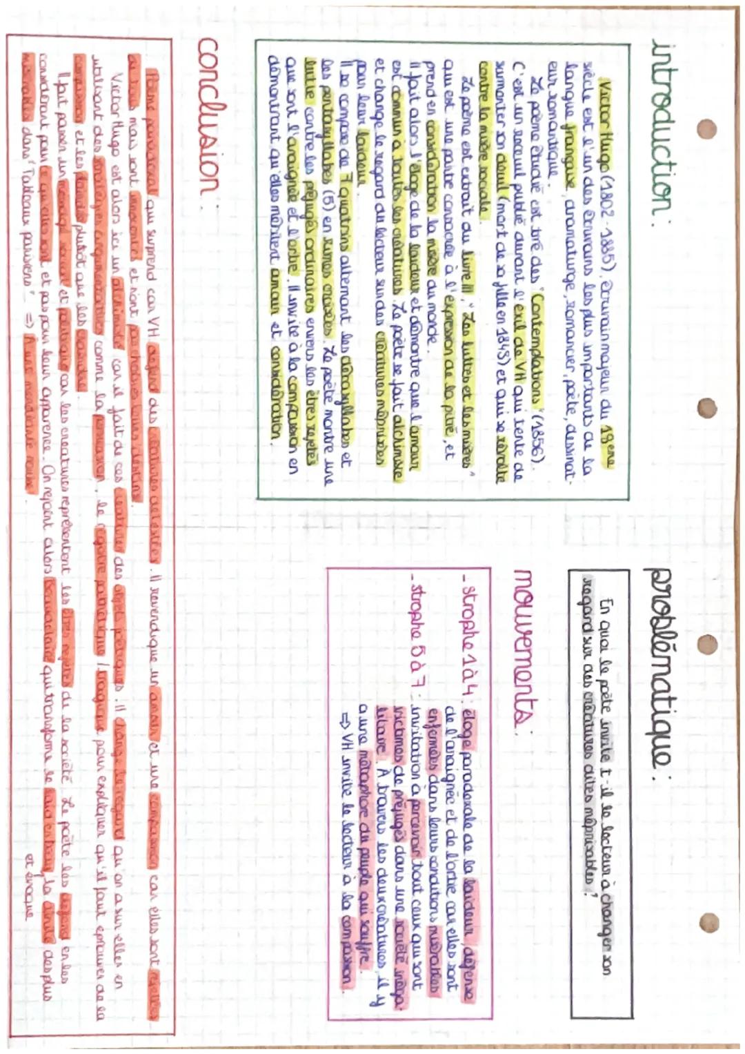 •lecture lineaire n°4: J'aime l'arai..
LL 4-J'aime l'araignée et j'aime l'ortie-Victor HUGO,
Les Contemplations, 1857
Jaime l'araignée et ja