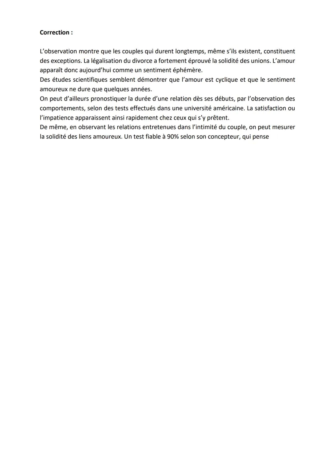 Contraction de texte.
Vous contracterez ce texte au quart de sa longueur (120 mots environ) en conservant le
système énonciatif mis en place