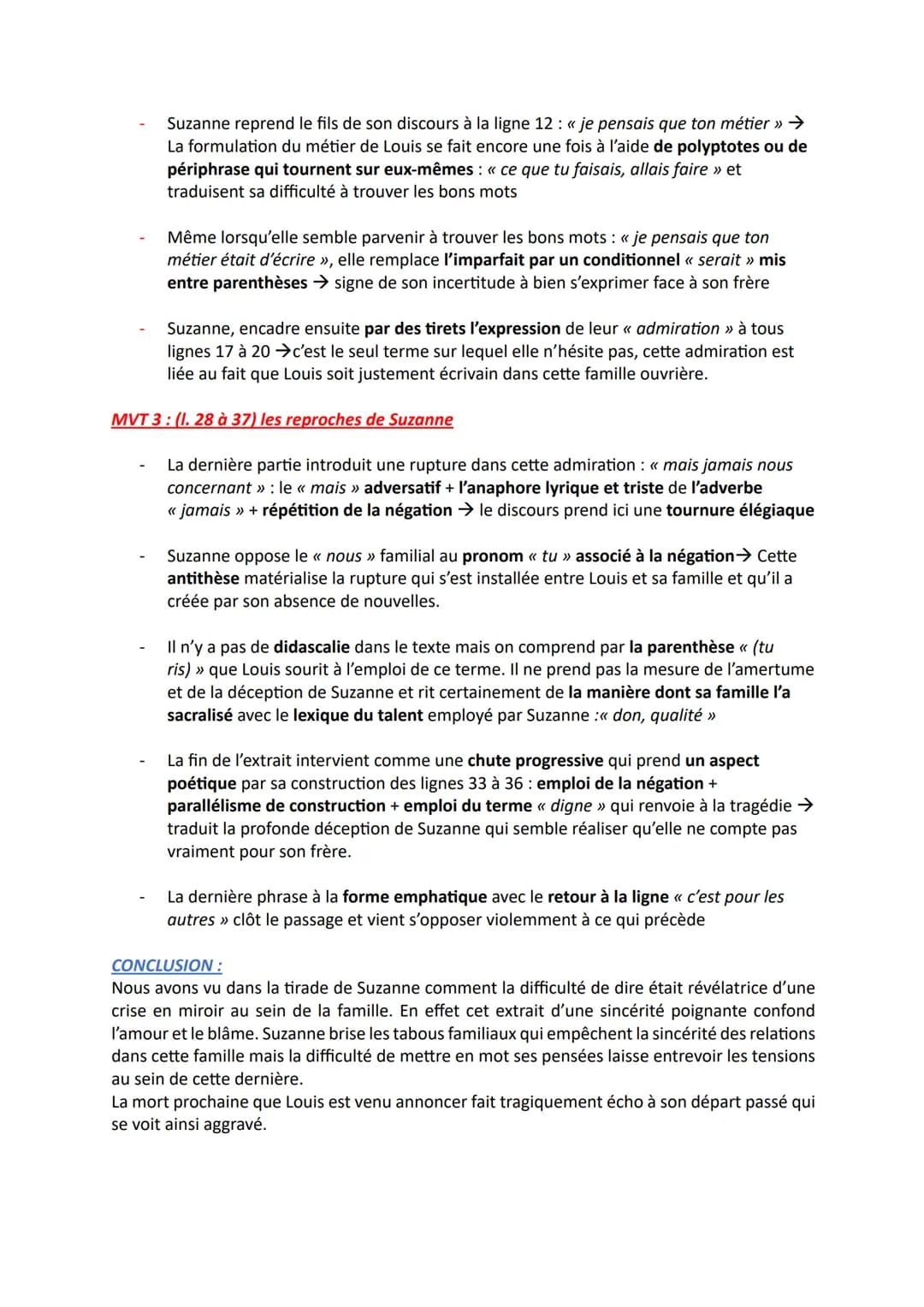 17ème étude linéaire :
Le monologue de Suzanne, 1ère partie scène 3, Juste la Fin du monde
INTRO:
Jean Luc Lagarce est un auteur, dramaturge