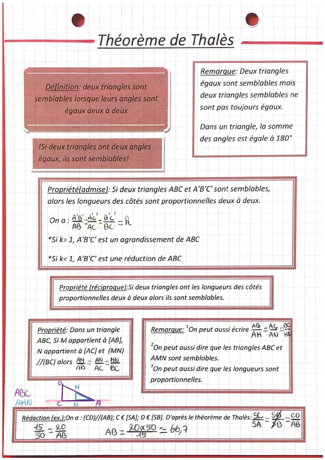 FICHES MATHÉMATIQUES BREVET