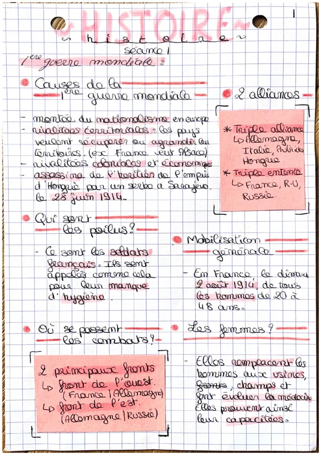 -
--
ere
• HISTOIREN•
S
Séance
"guerre mondiale :
Causes de la
Causes
guerre mondiale
montée du nationalisme en europe
rivalitous territoria