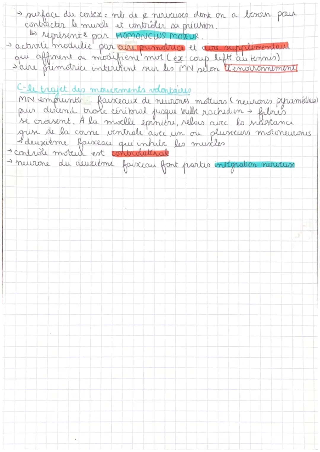 LE CERVEAU MVT
• cerveau intervient mouvements volontaires
Obj: comment cerveau contrôle mots volontaires ?
comment le cerveau peut-il être 