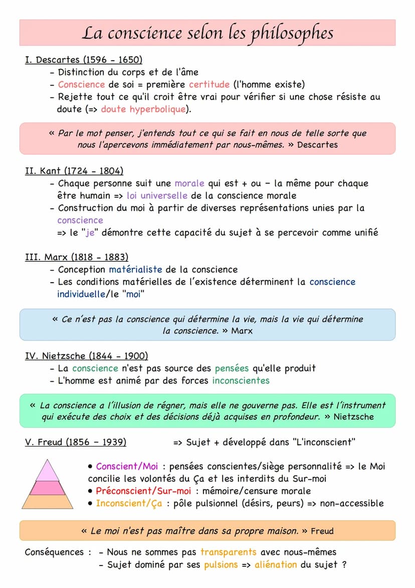 
<p>La conscience morale est la capacité à porter un jugement moral sur ses actions et à avoir connaissance de ses pensées, de ses émotions,