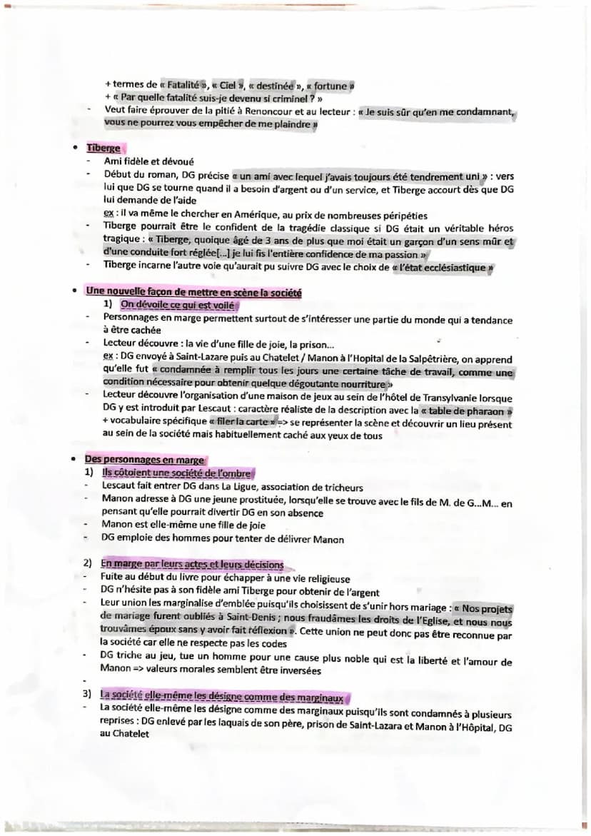 ●
Dissertation Manon Lescaut
Titre complet : Histoire du chevalier Des Grieux et de Manon Lescaut
Abbé Prévost:
Fuit le couvent à 2 reprises