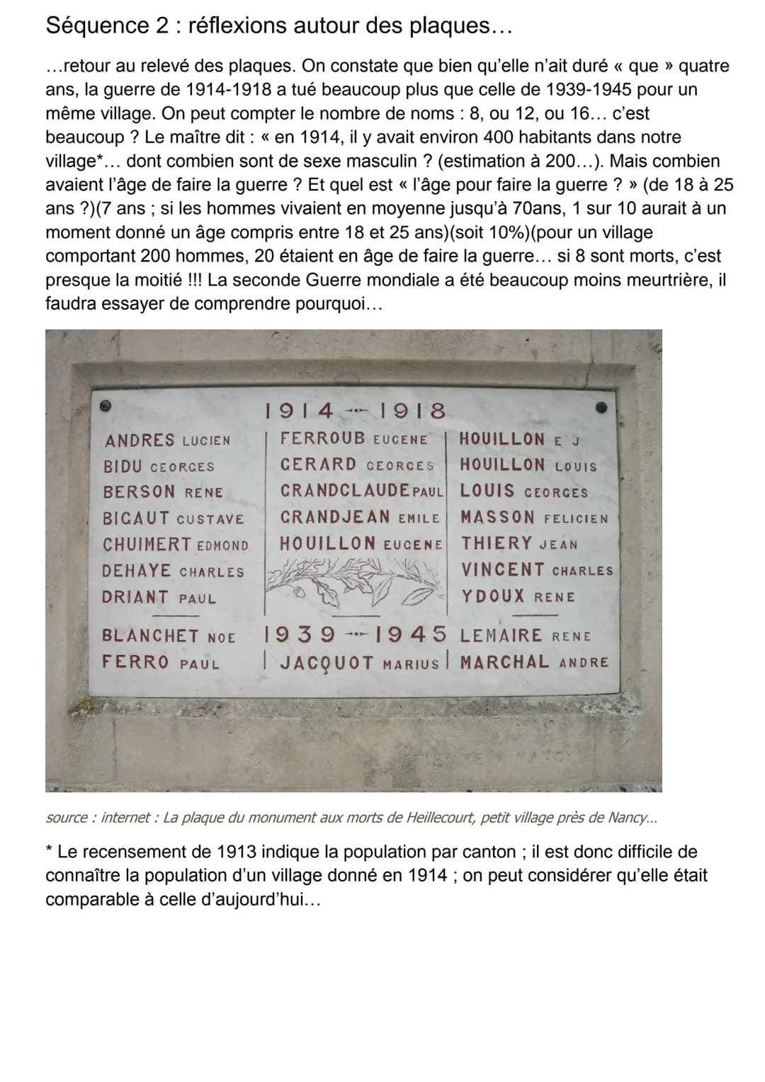 La première guerre mondiale
La guerre de 1914-1918 a été le premier conflit généralisé, entraînant dans la guerre un nombre
important de pay