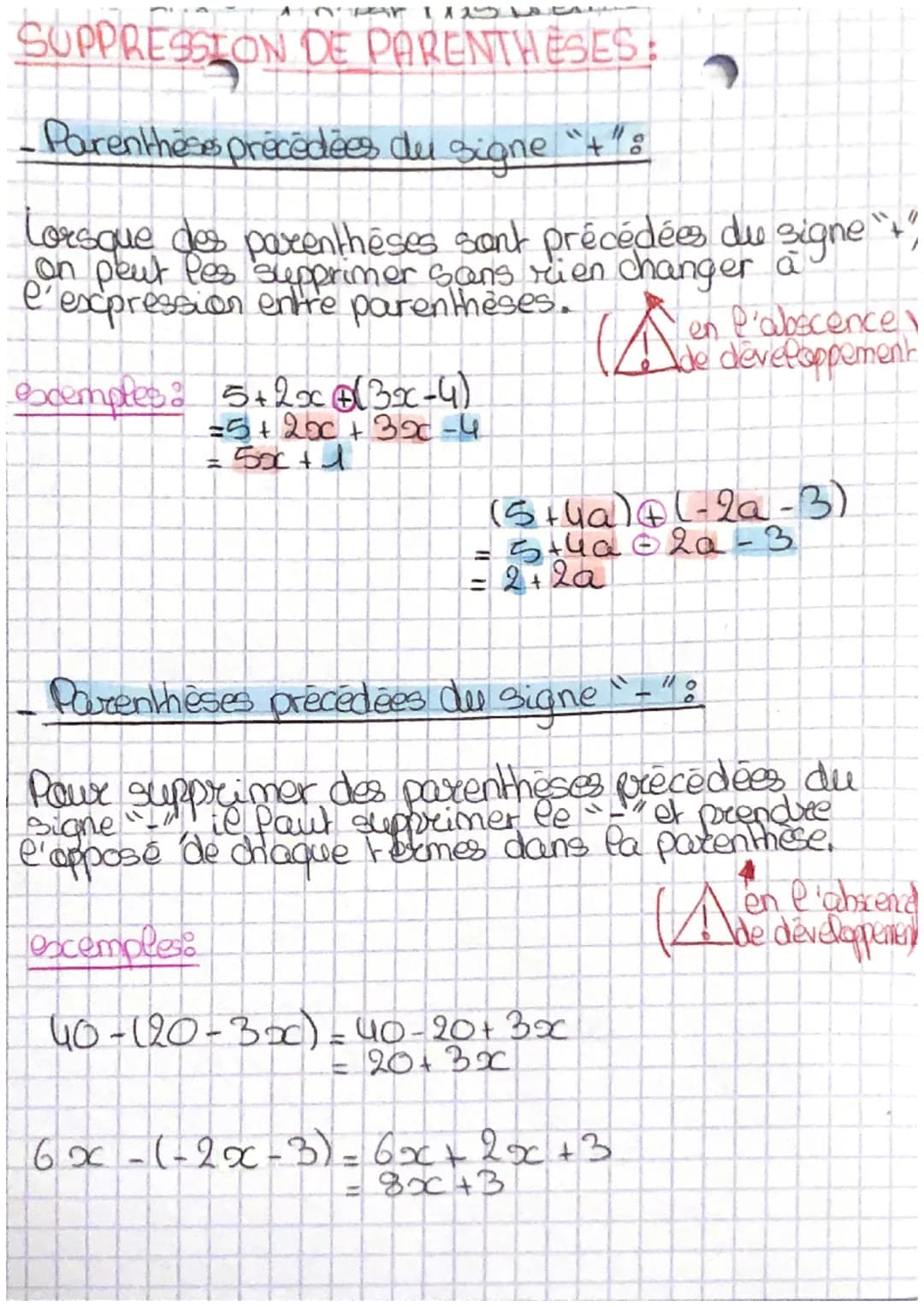 BREVET
BLANC
MATHÉMATIQUES?
CALCUL LITTERAL
RÉDUIRE: Réduire une somme algébrique
signifie
•diminuer le mombre de termes
ajouter les termes 