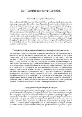 Know SES TERMINALE : TOUTES LES EC1 POSSIBLES REDIGEES SUR LE COMMERCE INTERNATIONAL thumbnail