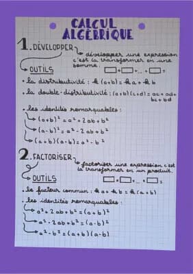 Know calcul algébrique thumbnail