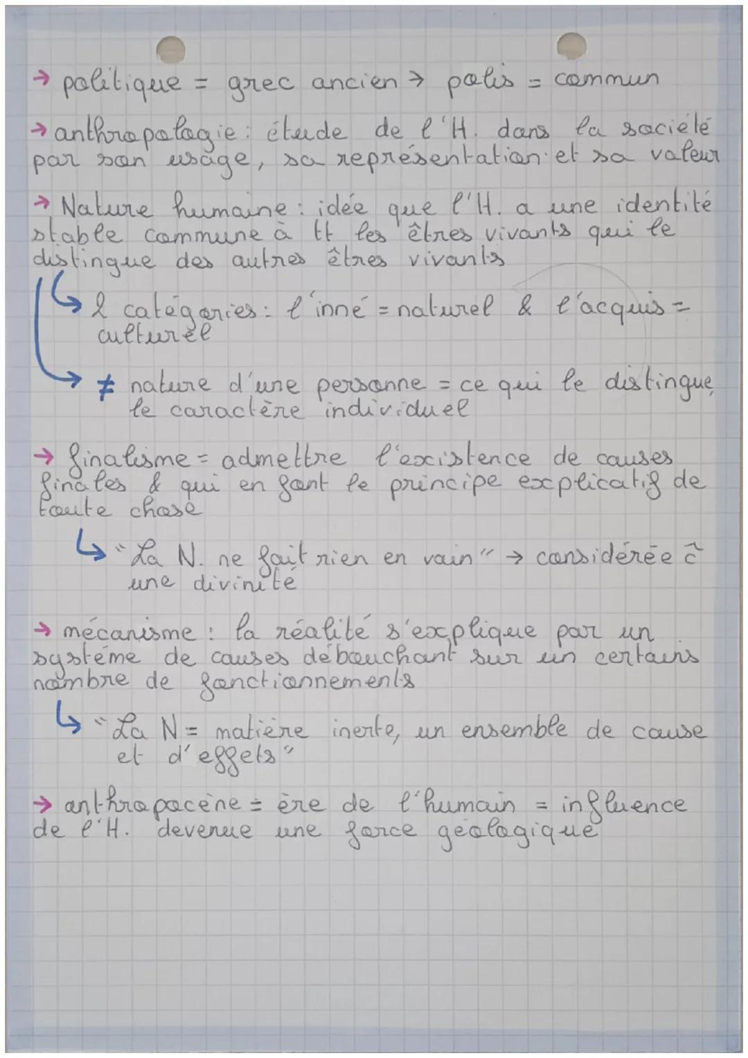 PHILO:

# La Pature

1/2

→ Nature: ce qui est = essence. Ce qu'est
une chose nécessairement = ce qu'elle ne peut
pas être

→ du latin "natu