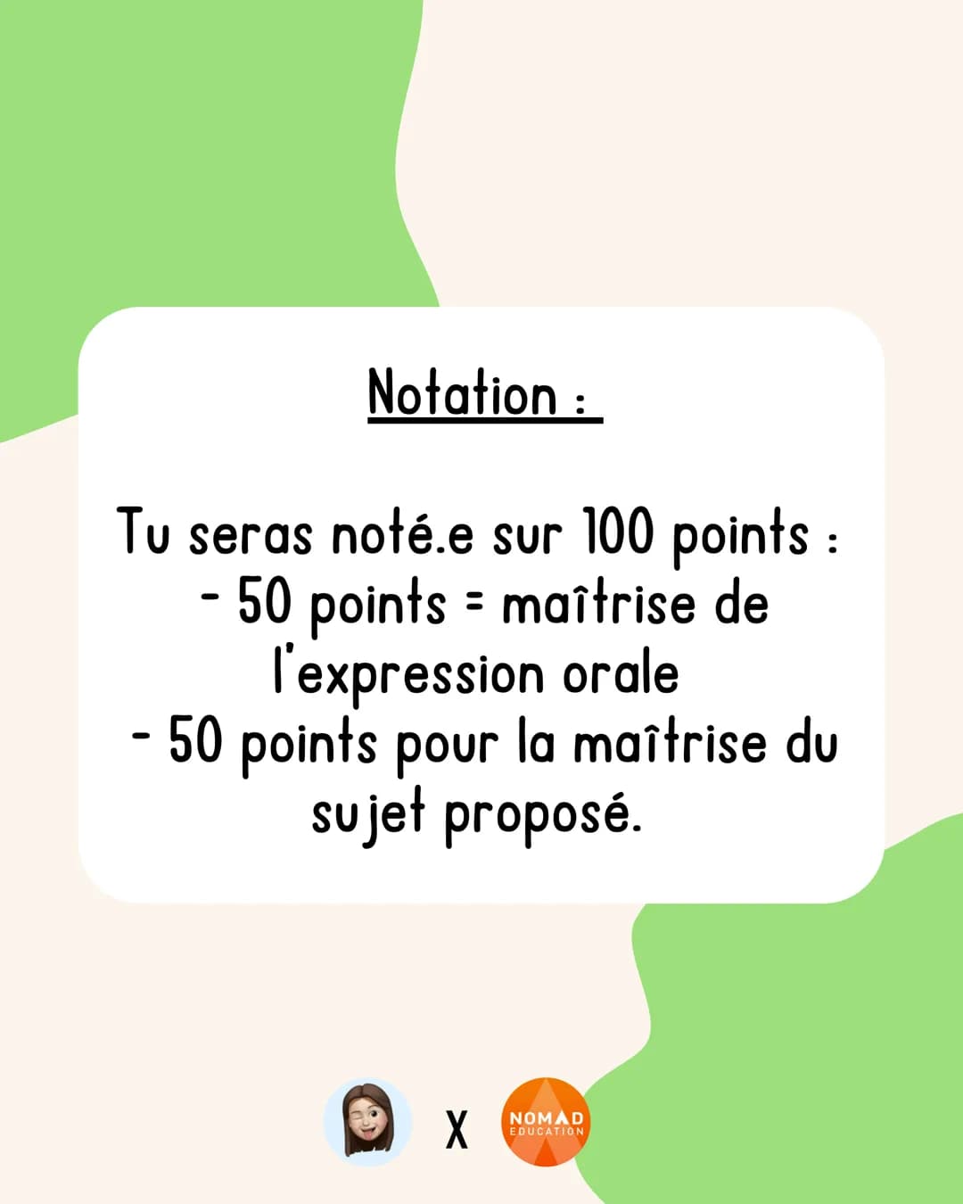 TOUT sur l'oral
du brevet Oublie pas
de t'abonner
pour ne rien louper..
L'épreuve :
L'oral du Brevet est la
soutenance d'un projet réalisé
d