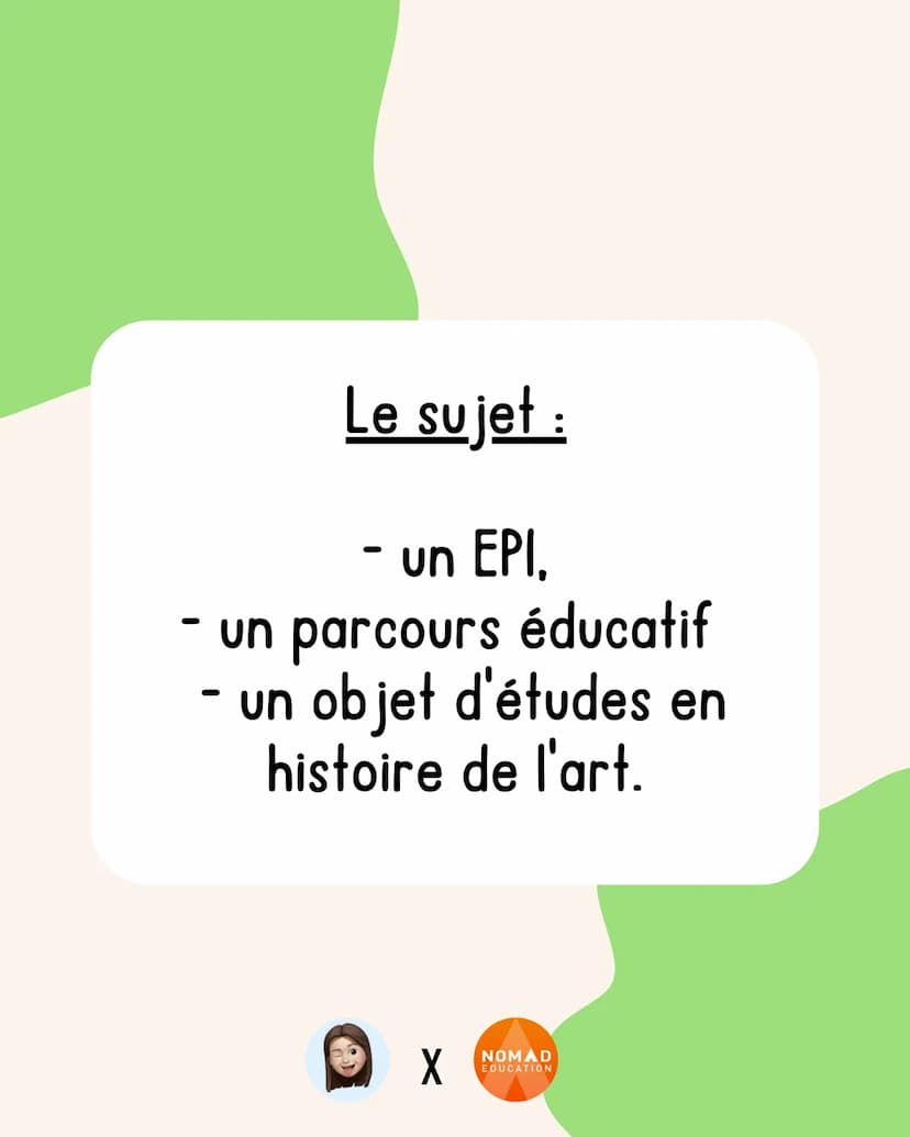 TOUT sur l'oral
du brevet Oublie pas
de t'abonner
pour ne rien louper..
L'épreuve :
L'oral du Brevet est la
soutenance d'un projet réalisé
d
