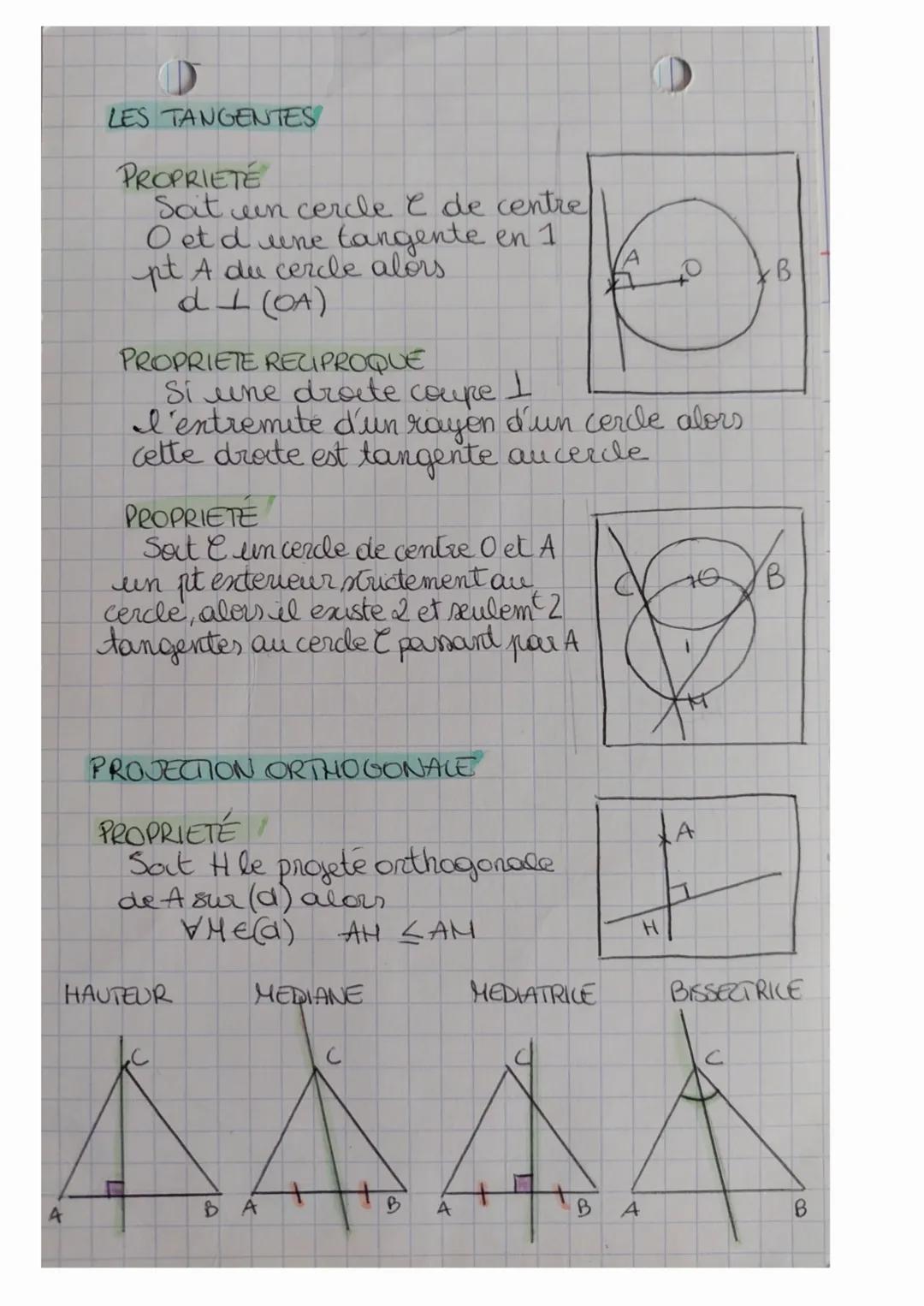 trie)

geome
PLANE

Theoreme de Pythagore
ABC restangle en A, BC est la + grd longueur
$BC^2 = AB^2 + AC^2$

Theoreme de Thales
SOLE (AC) / 