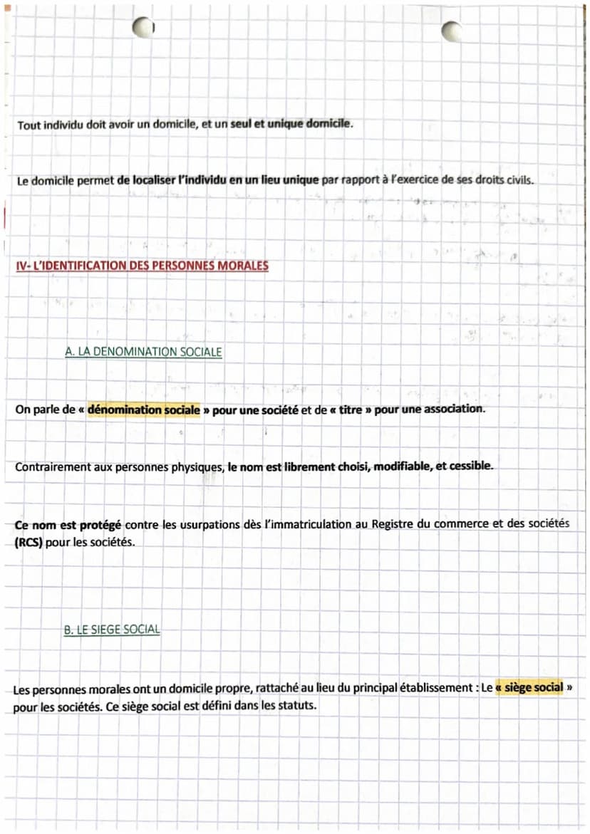-droit
chapitre 71
Introduction:
STEP
Seules les personnes juridiques peuvent faire valoir leur droit. La personne juridique est reconnue co