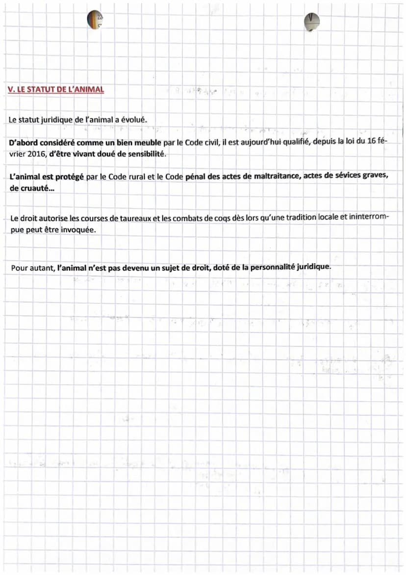-droit
chapitre 71
Introduction:
STEP
Seules les personnes juridiques peuvent faire valoir leur droit. La personne juridique est reconnue co