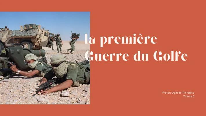 Know HGGSP la 1e guerre du golfe thumbnail