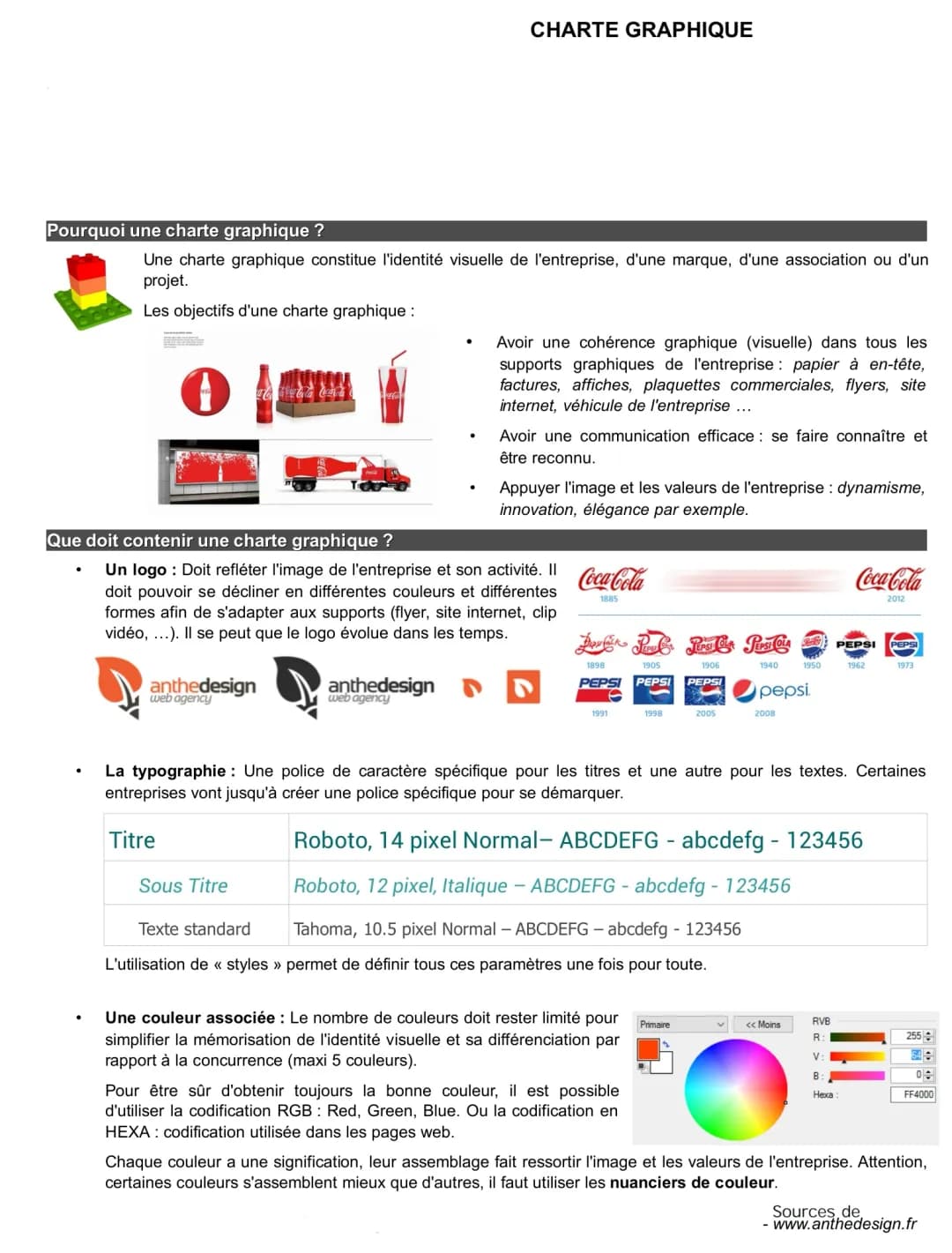 Découvre la Charte Graphique : Modèles et Exemples Faciles en PDF