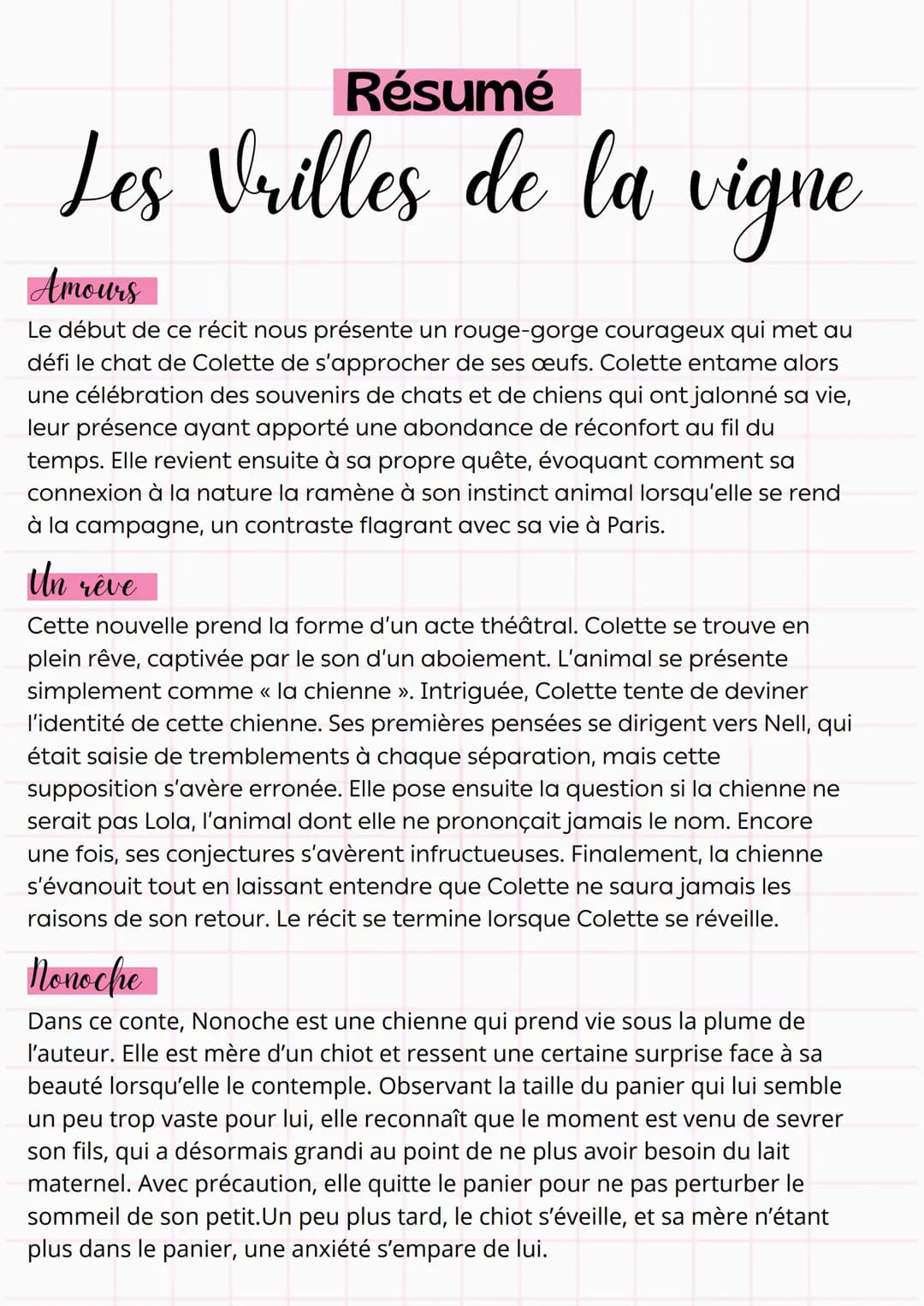 Résumé
Les Vrilles de la vigne
Les villes de la vigne
C'est le récit d'un rossignol mélodieux, captivé par le chant, et qui a
l'habitude de 