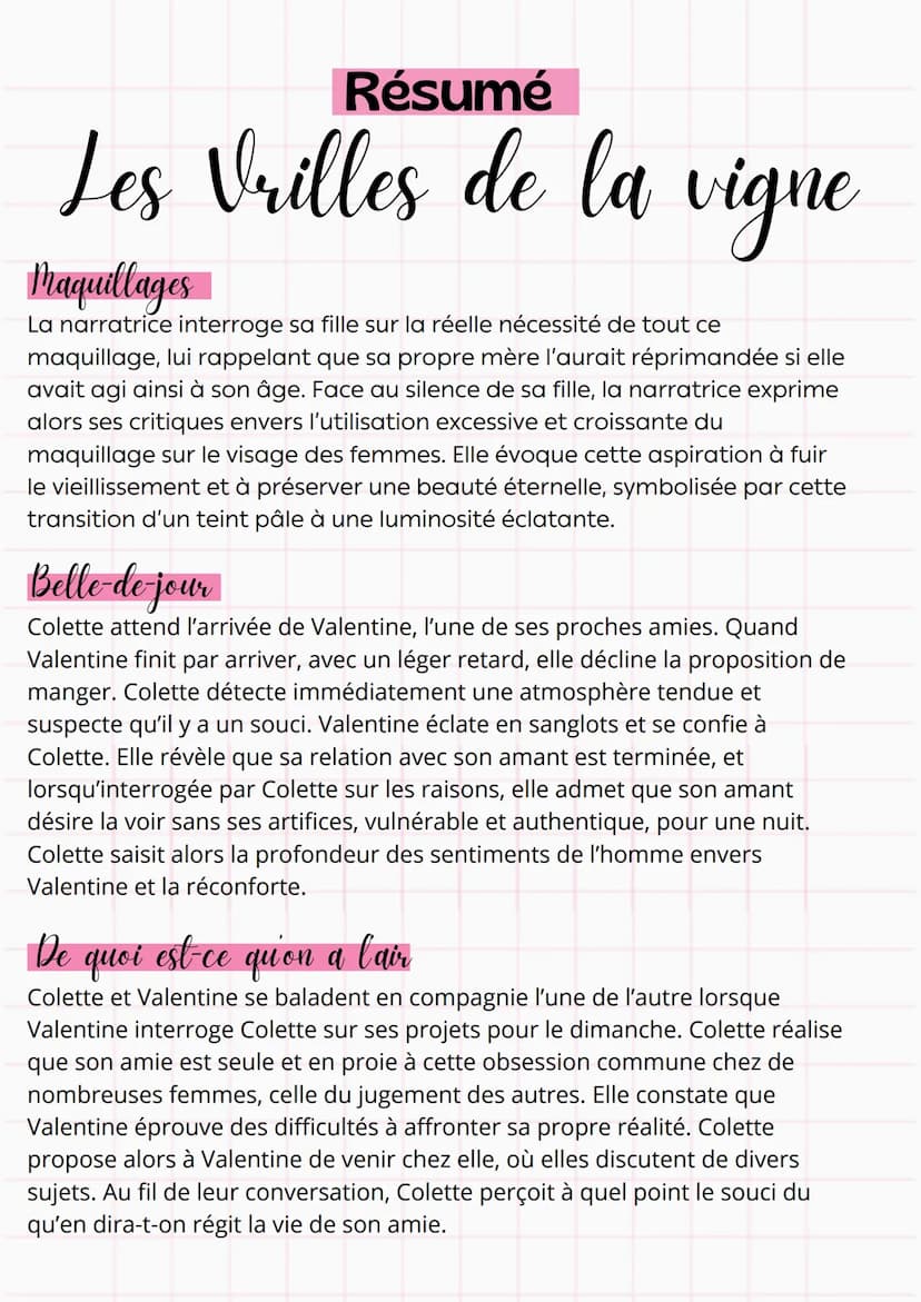Résumé
Les Vrilles de la vigne
Les villes de la vigne
C'est le récit d'un rossignol mélodieux, captivé par le chant, et qui a
l'habitude de 