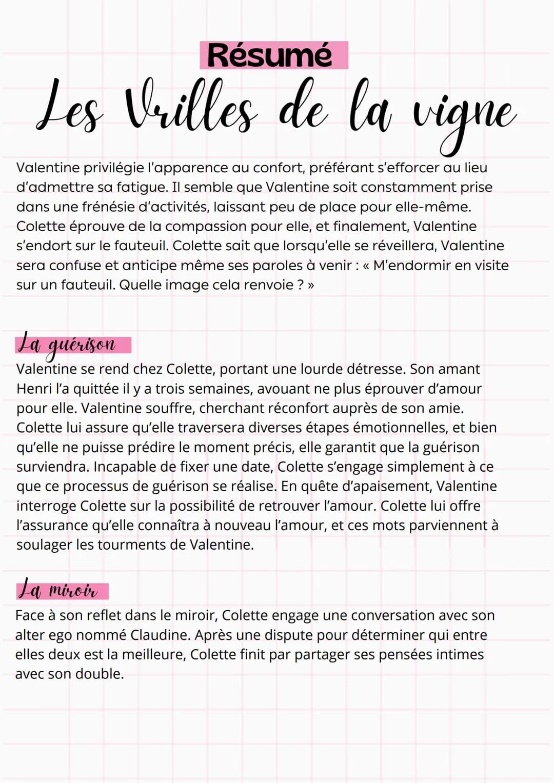 Résumé
Les Vrilles de la vigne
Les villes de la vigne
C'est le récit d'un rossignol mélodieux, captivé par le chant, et qui a
l'habitude de 
