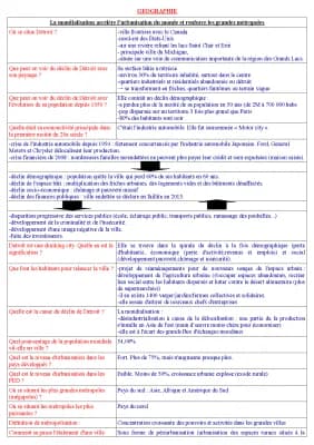 Know Géographie 4ème - la mondialisation accélère l'urbanisation du monde et renforce les grandes métropoles thumbnail