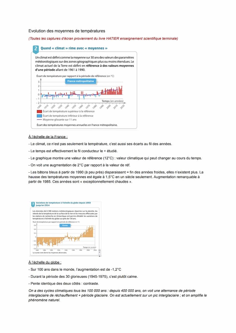 
<p>La météorologie se préoccupe des conditions atmosphériques d'aujourd'hui, de demain et après-demain, à court terme. En revanche, le clim