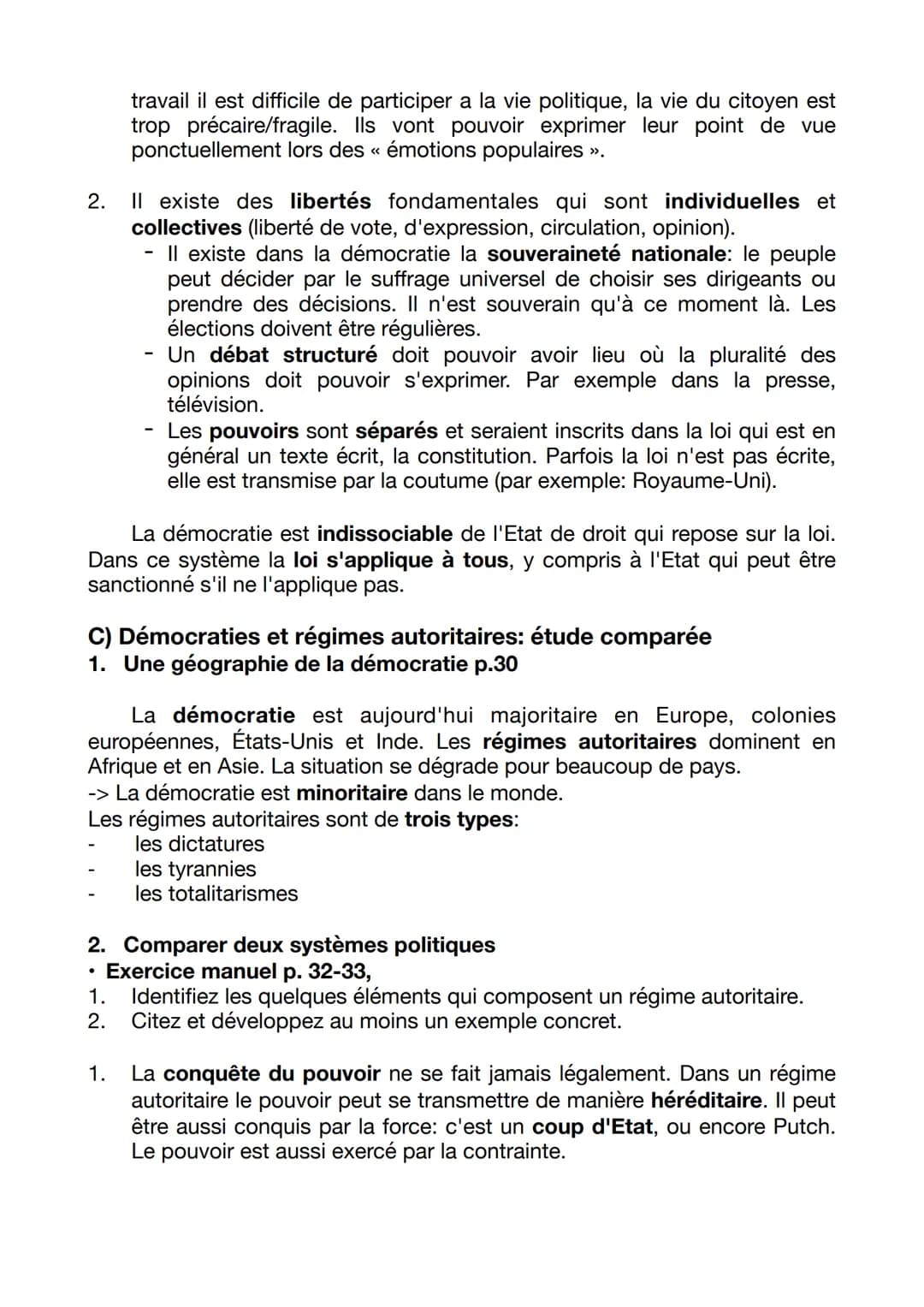 CHAPITRE III: COMPRENDRE UN RÉGIME
POLITIQUE: LA DÉMOCRATIE
INTRODUCTION GÉNÉRALE: LA DÉMOCRATIE ET LES
DÉMOCRATIES EN 2023
A) Le fil détect