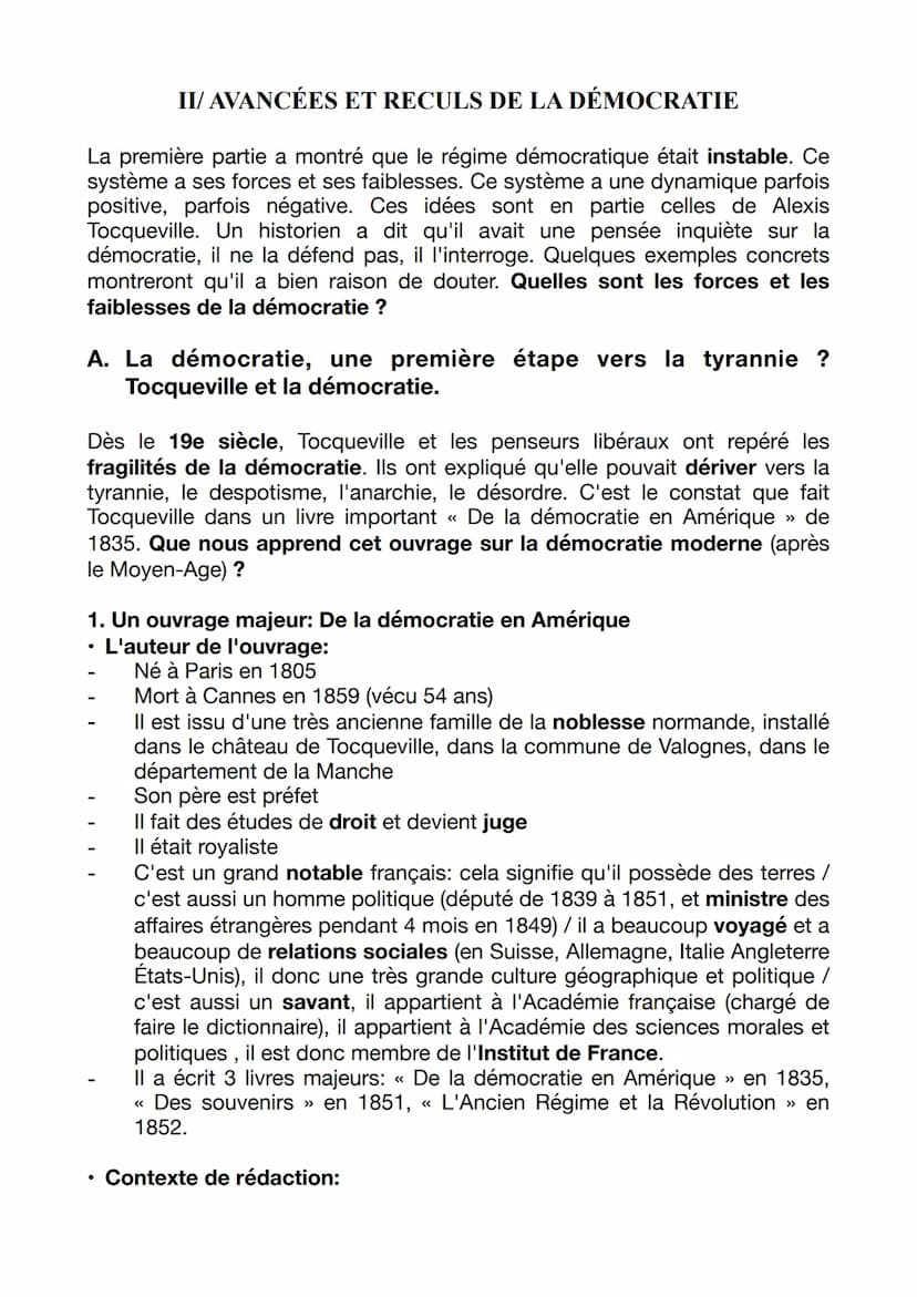 CHAPITRE III: COMPRENDRE UN RÉGIME
POLITIQUE: LA DÉMOCRATIE
INTRODUCTION GÉNÉRALE: LA DÉMOCRATIE ET LES
DÉMOCRATIES EN 2023
A) Le fil détect