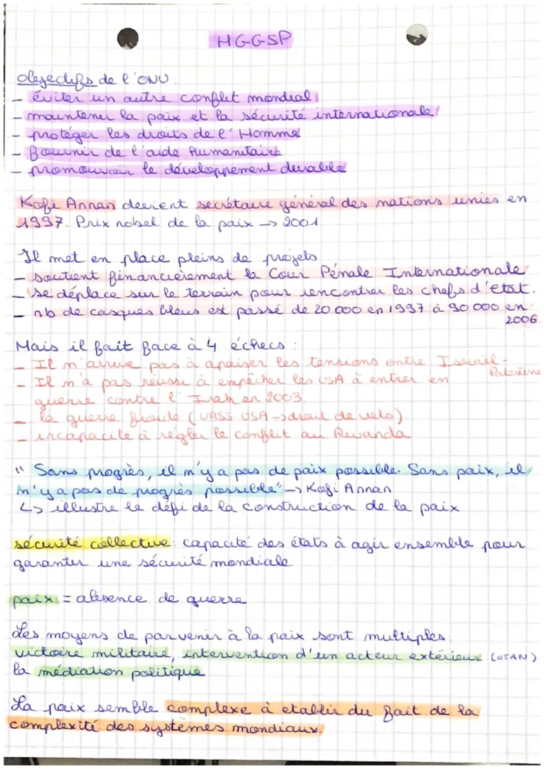 HGG SP
Guerre de Fans oppose de 1756 à 1763, la France
alliée à l'Autriche et la Preisse alliée à l'Angleterre.
La cause principale étant la