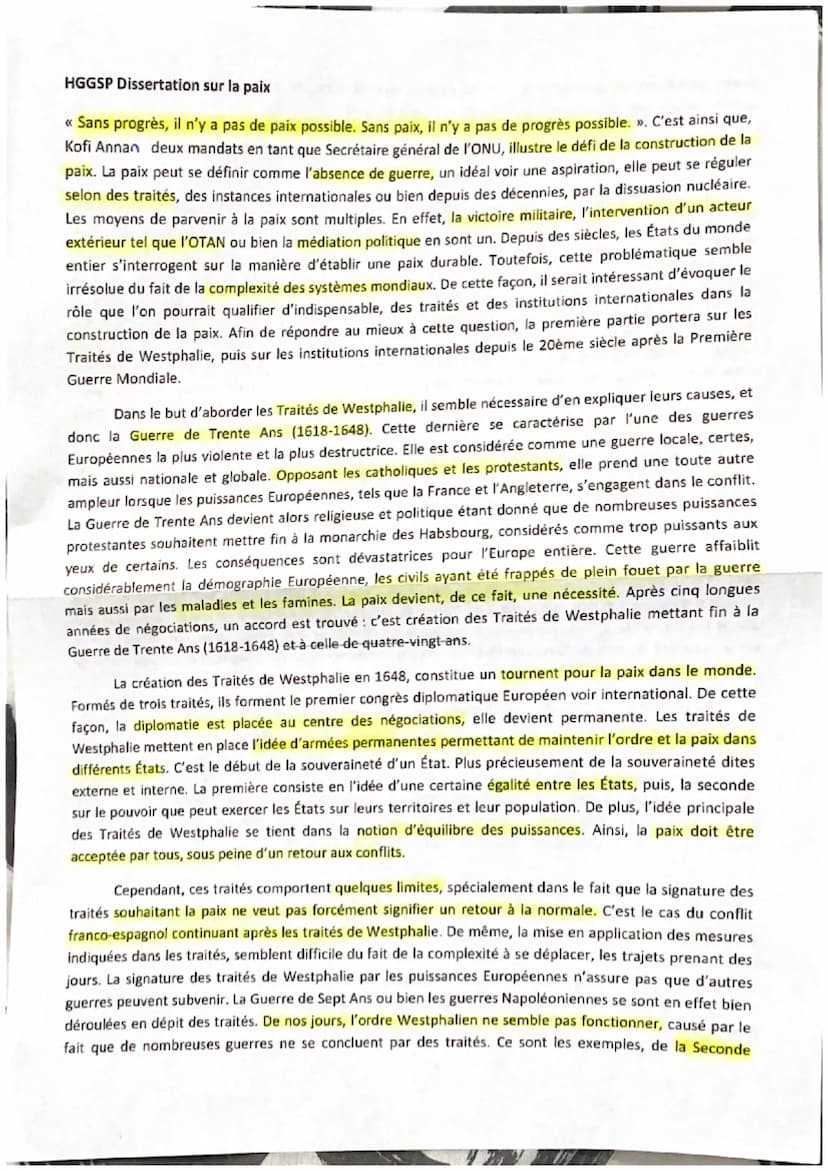 HGG SP
Guerre de Fans oppose de 1756 à 1763, la France
alliée à l'Autriche et la Preisse alliée à l'Angleterre.
La cause principale étant la
