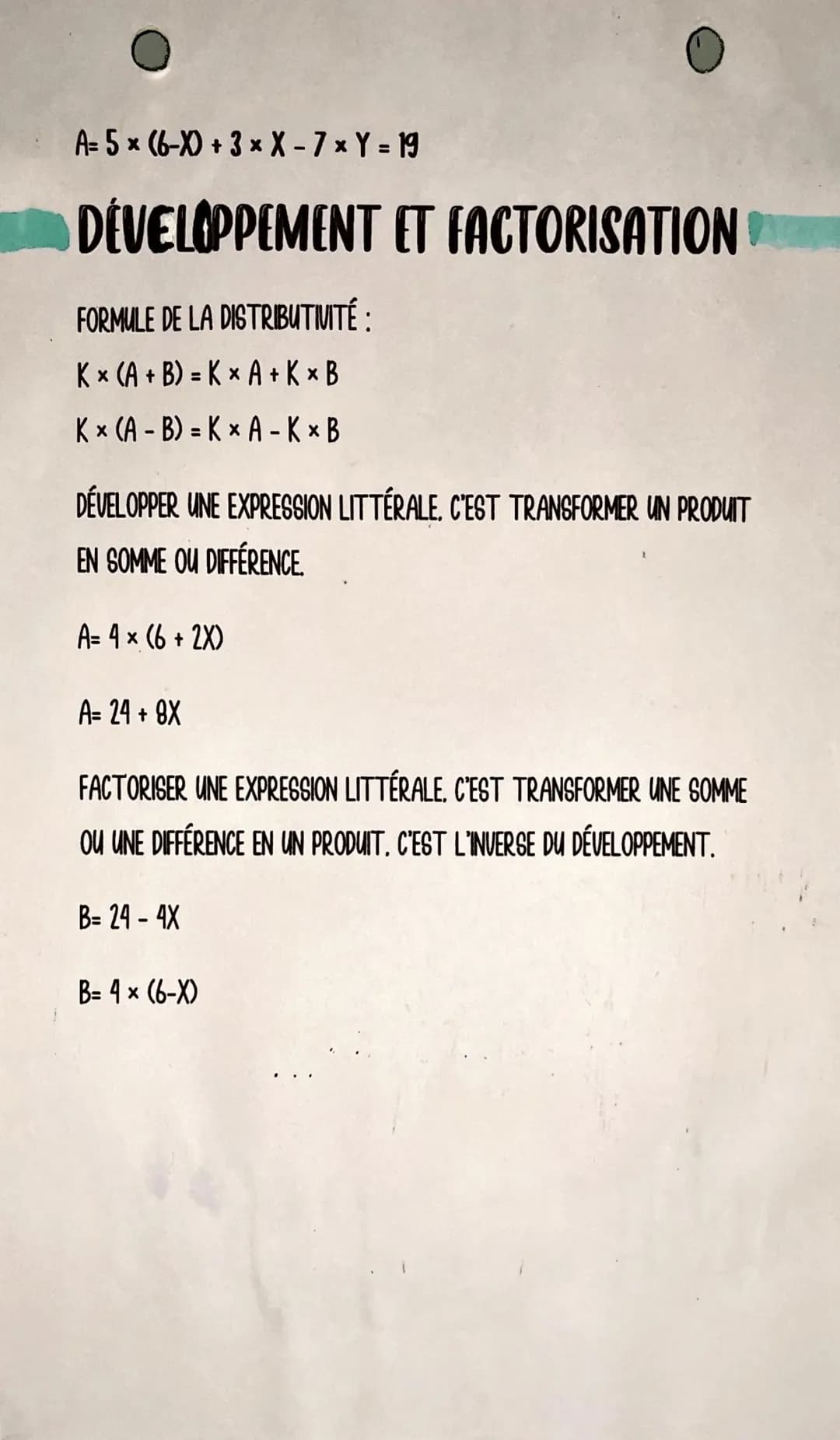 ) ЛАТН S
EXPRESSION LITTÉRALE
UNE EXPRESSION LITTÉRALE EST UNE EXPRESSION MATHÉMATIQUE
CONTENANT UNE OU PLUSIEURS LETTRES QUI DÉSIGNENT DES 