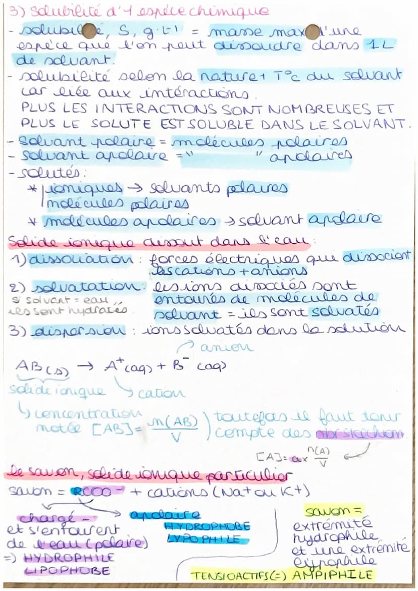 Chapitze 9. de la structure a la cohésion
de la matière
1) les solides ioniques
- empliement compact et régulier de cations
-
et d'anions."
