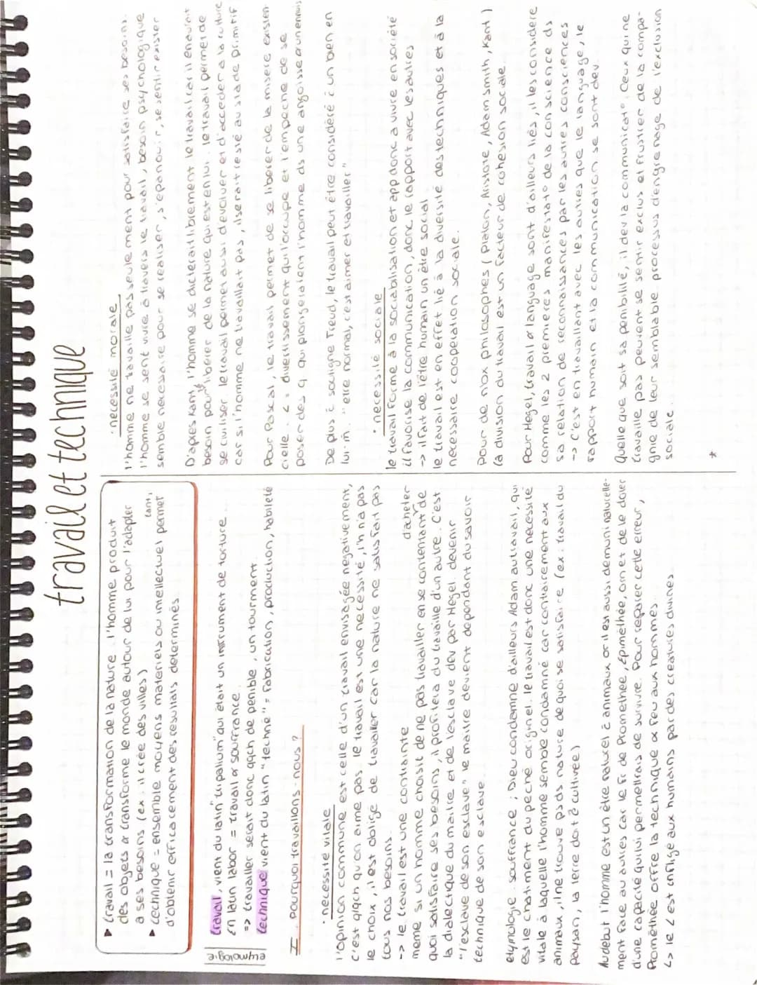 philosophie travail et technique 