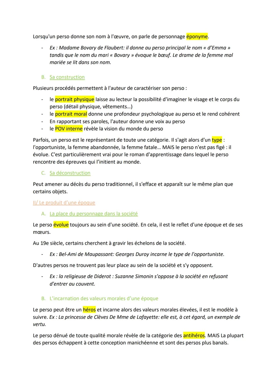 Fiche 1: le Roman
Le roman est une longue fiction en prose qui présente des persos, une intrigue et un cadre
spatio-temporel spécifique.
I/L