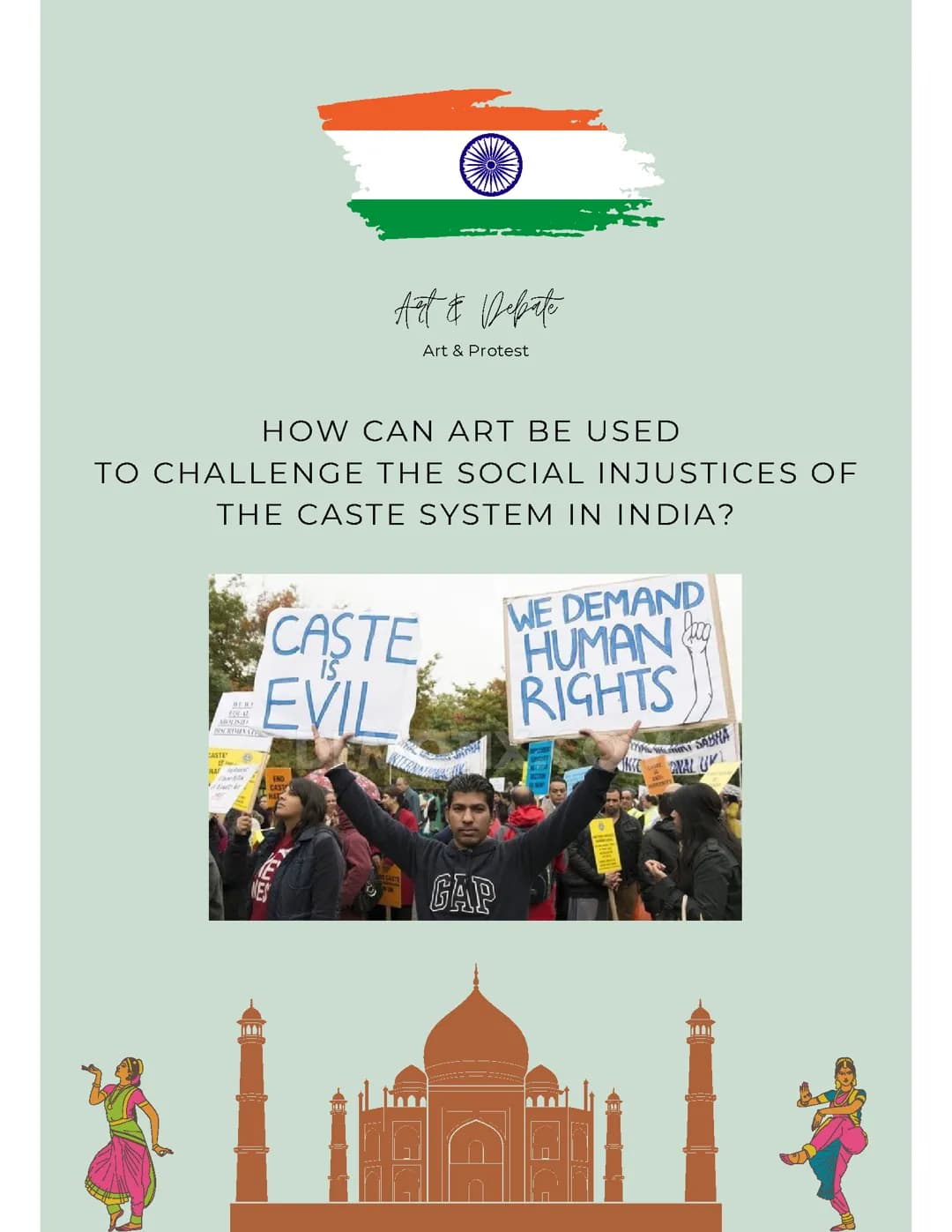 Portfolio Oral d'LLCE Anglais Terminale | Art & Debate (Art & Protest)