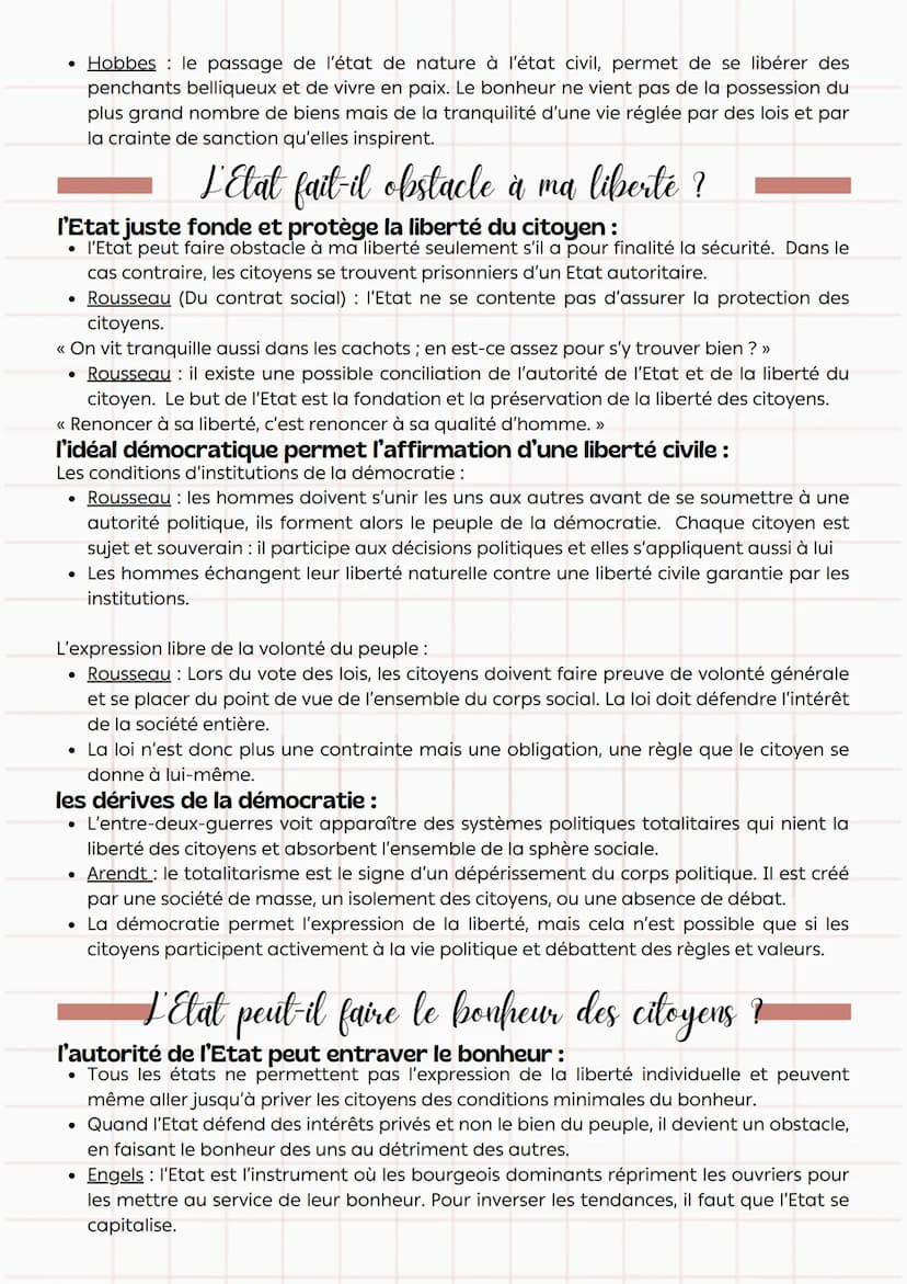 L
Philosophie
définitions
:
L'Etat
Entité qui regroupe diverses institutions et qui dirige la
vie politique, qui préside à la destinée d'un 