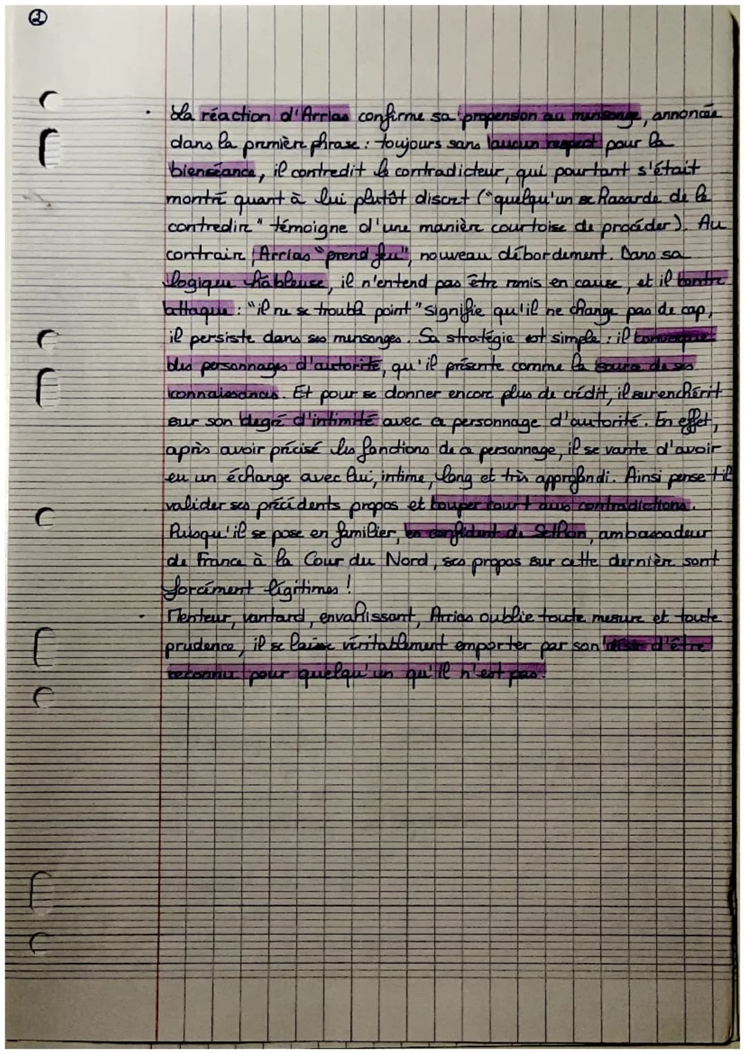 Texte n°16
C
C
Analyse linéaire de "Arrias", Jean de La Bruyère
INTRODUCTION
ide
de mouvement du classicisme à l'époque de Louis XIV possède
