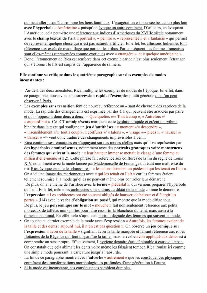 Introduction :
Texte 8 Lettres persanes,
lettre 99, 1721
Montesquieu est un philosophe des Lumières du XVIIIè siècle, connu en particulier p