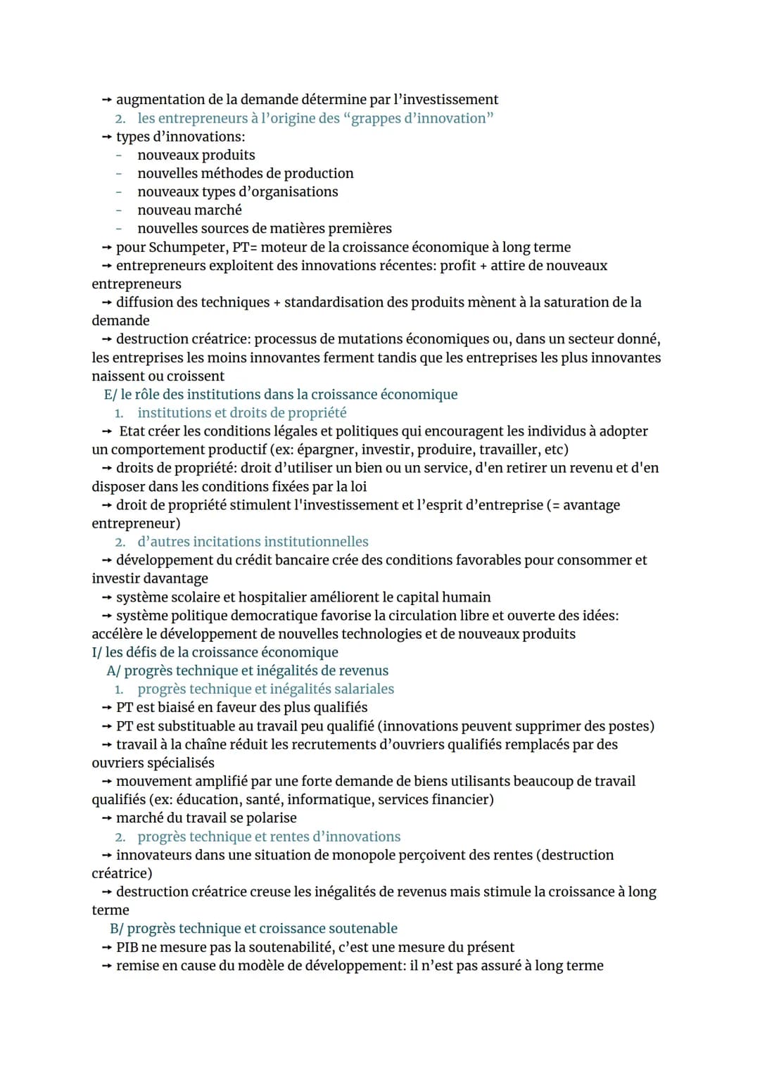 SES 1
QUELS SONT LES SOURCES ET DÉFIS DE LA ÉCONOMIQUE ?
I/ les sources de la croissance économique
A/ la production au coeur de la croissan