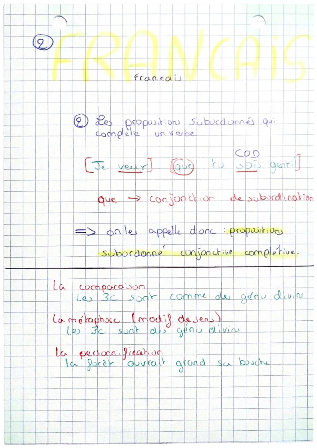Fran cars

La phrase complexe:
- 1 verbe conjugué = phrase simple
- 2 verbes conjugués = phrase complere

[J'aime le chocolat je de reste la