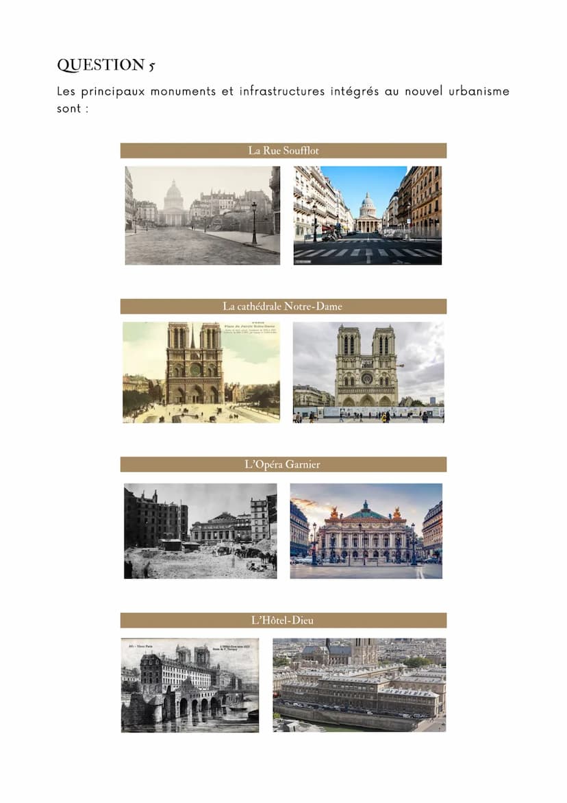 HISTOIRE - 2023
COMMENT HAUSSMANN
TRANSFORME-T-IL PARIS ?
Paris transformé par Napoléon III et le préf de la
Seine, Georges Eugène Haussmann