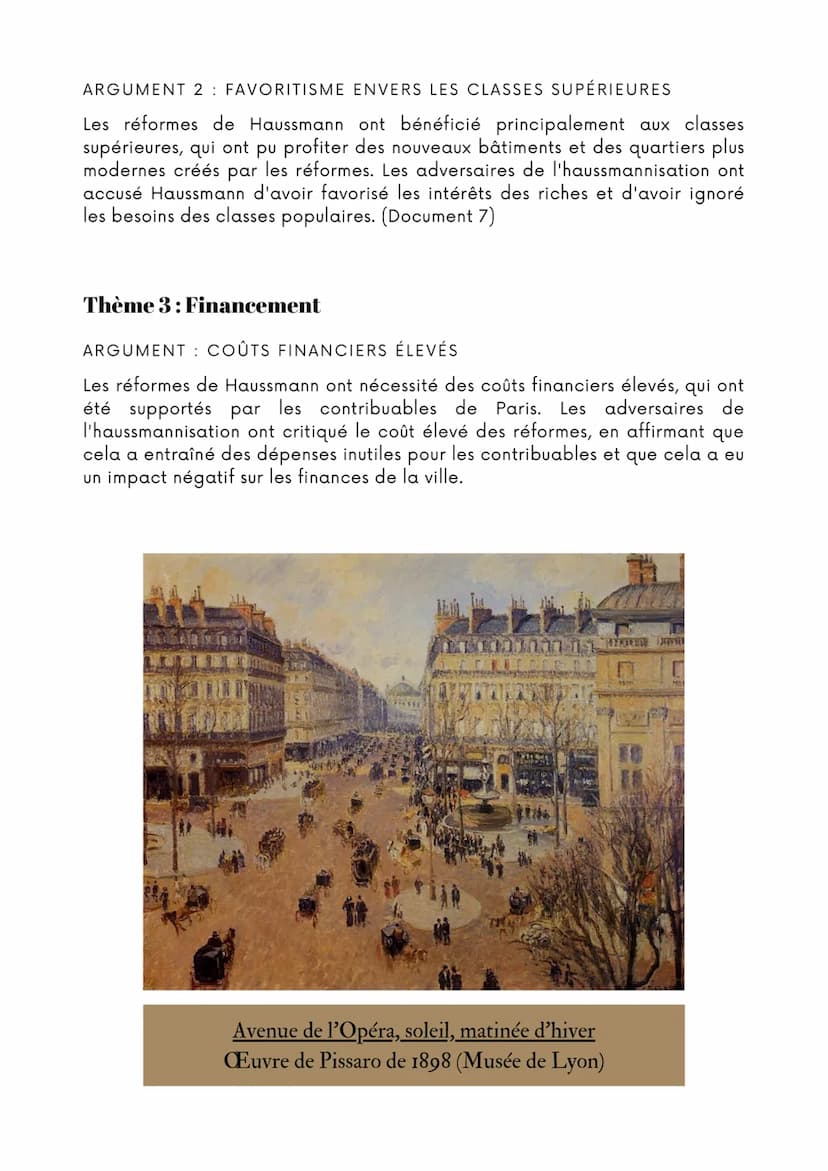 HISTOIRE - 2023
COMMENT HAUSSMANN
TRANSFORME-T-IL PARIS ?
Paris transformé par Napoléon III et le préf de la
Seine, Georges Eugène Haussmann