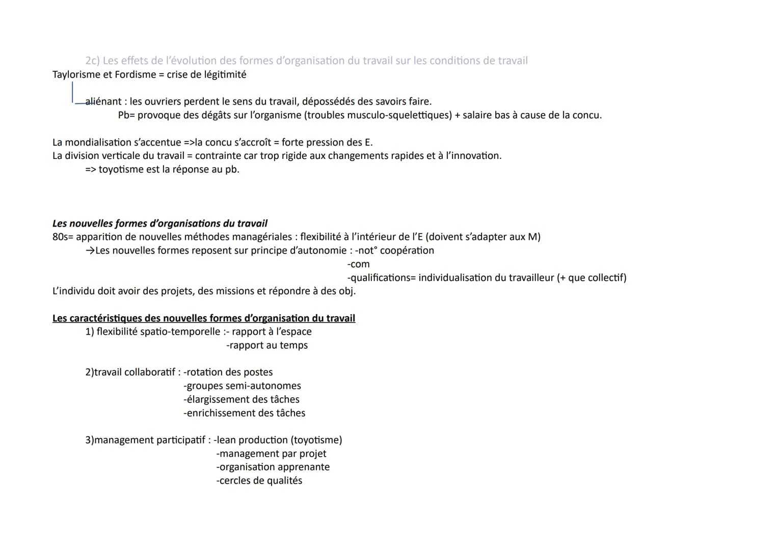 I- comment définir et mesurer les caractéristiques du travail et de l'emploi ?
1a) les notions
l'emploi et le travail
pop active/inactive
• 
